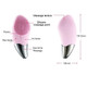 Silicone Conic Facial Cleansing Brush & Massager
