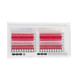 Mixed pink styles in cashmere lash tray – ombre, glitter, spikes