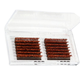 Detail of warm copper shimmer on lash fibers