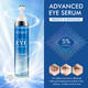 Advance Eye Serum with 5% Caffeine for Dark Circles, Puffiness & Wrinkles | Hyaluronic Acid, Collagen, Caffeine, Retinol, Niacinamide & Camellia