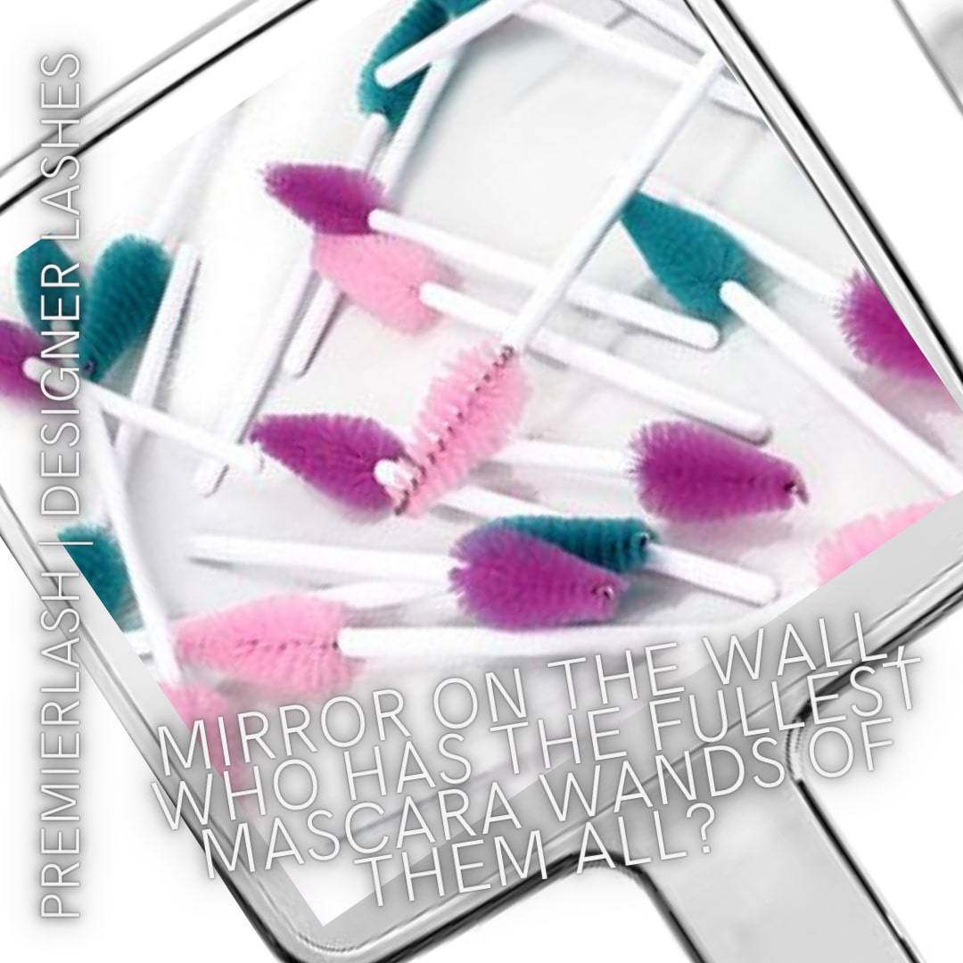 Full Head Tear Drop Mascara Wands Purple, Pink & Aqua