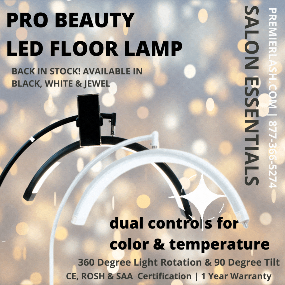 Pro Beauty Floor Lamp Exclusive Dual Light Controls PremierLash