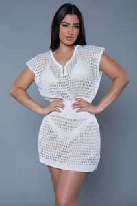 2410 Sophie Mini Dress U165-2410-WH-L/XL