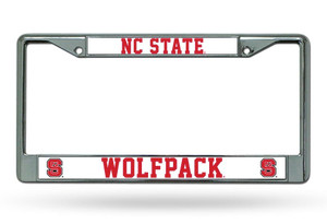 North Carolina State Wolfpack License Plate Frame Chrome Z157-9474633413