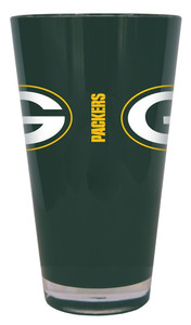 Green Bay Packers Glass 20oz Pint Plastic Insulated CO Z157-4675721267