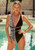 Contrast Leopard Self Tie One Piece Swimsuit H721-CSB18
