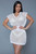 2410 Sophie Mini Dress U165-2410-WH-L/XL