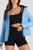 Myosotis Solid Color Quilted Zip-up Puffer Jacket T543-8797466951922