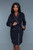 2258 Waffle Robe U165-2258-BLK-2X/3X