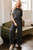 Dark Grey Drawstring Side Crewneck Tee and Loose Pants Set T543-8793138626802