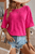 Rose Red Daisy Flower Jacquard Half Sleeve T Shirt T543-8784178708722