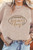 Apricot Rugby Game Day Embroidered Corduroy Sweatshirt T543-8791264985330