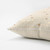 20" Gold and Ivory Cotton Pillow With Beads Edges N270-518635