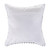18" X 18" Gray Black And White 100% Cotton Chevron Zippered Pillow N270-516650