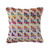 20" X 20" Beige Red Green Blue Yellow Orange And Pink 100% Cotton Geometric Zippered Pillow N270-516746