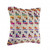 20" X 20" Beige Red Green Blue Yellow Orange And Pink 100% Cotton Geometric Zippered Pillow N270-516746