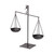 13" Libra Black Vintage Decorative Scale N270-392516