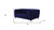 72" Blue And Silver Velvet Loveseat N270-515720