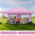 10 x 20 Feet Pop up Canopy with 6 Sidewalls Windows and Carrying Bag-Pink - Color: Pink D681-NP12123PI