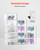 Shoe Storage Boxes, 12 Pack Stackable Shoe Boxes Storage Organizers, Fit up to US Size 11, Plastic  E415-KDDBTMKKXHQKIHDHI001V0