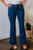 Sail Blue Center Seam Deep Wash Straight Jeans T543-8787415073010