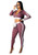 Women's Long Sleeve Zip Up Crop Top and Bodycon Long Pants Set H721-SMR9050