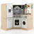 Kids Corner Wooden Kitchen Playset with Cookware Accessories B593-TP10063