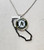 Oakland Athletics Necklace Chain with State Shape Charm CO Z157-5460367609
