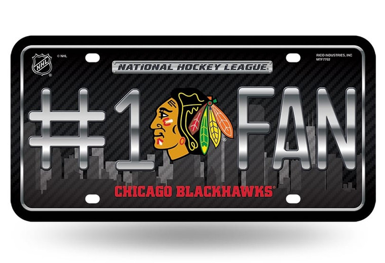 Chicago Blackhawks License Plate #1 Fan Z157-9474628332