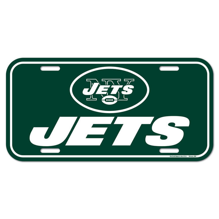 New York Jets License Plate Plastic Z157-3208584309