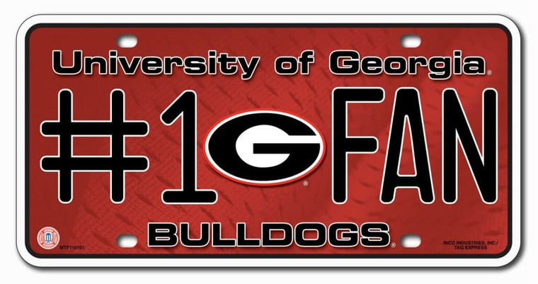 Georgia Bulldogs License Plate #1 Fan Z157-9474628976