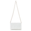 White Woven Leather