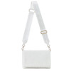 White Woven Leather