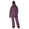 Black Plum Grid Corduroy