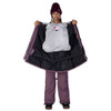 Black Plum Grid Corduroy