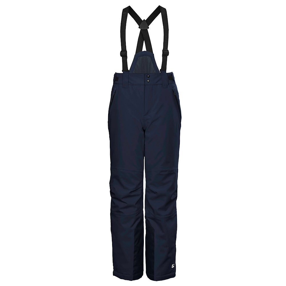 Killtec Niños Pantalones De Esquí/Pantalones Funcionales Con Peto Desmontable, Protección De Los Bordes Y Protección Contra La Nieve KSW 214 BYS SKI PNTS, Schwarz, 128, 43651-000