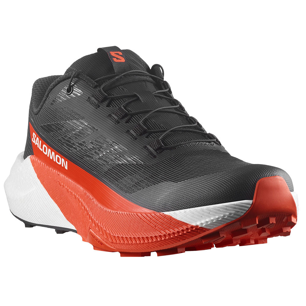 Salomon Pulsar Trail Running Shoe (Men's) - Black/White/Cherry