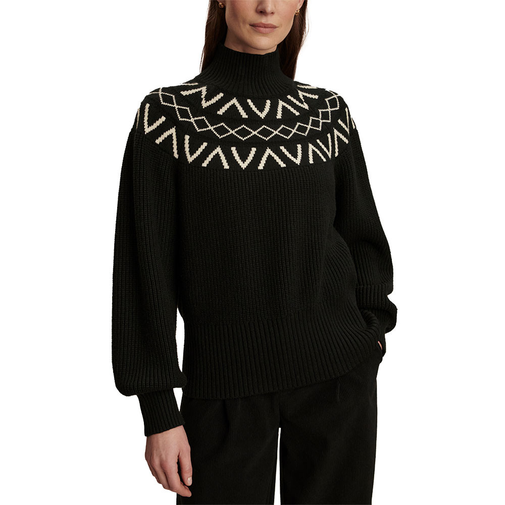 FAIRLEY SWEATER SHELL, ONYX LOTS TO SPOT