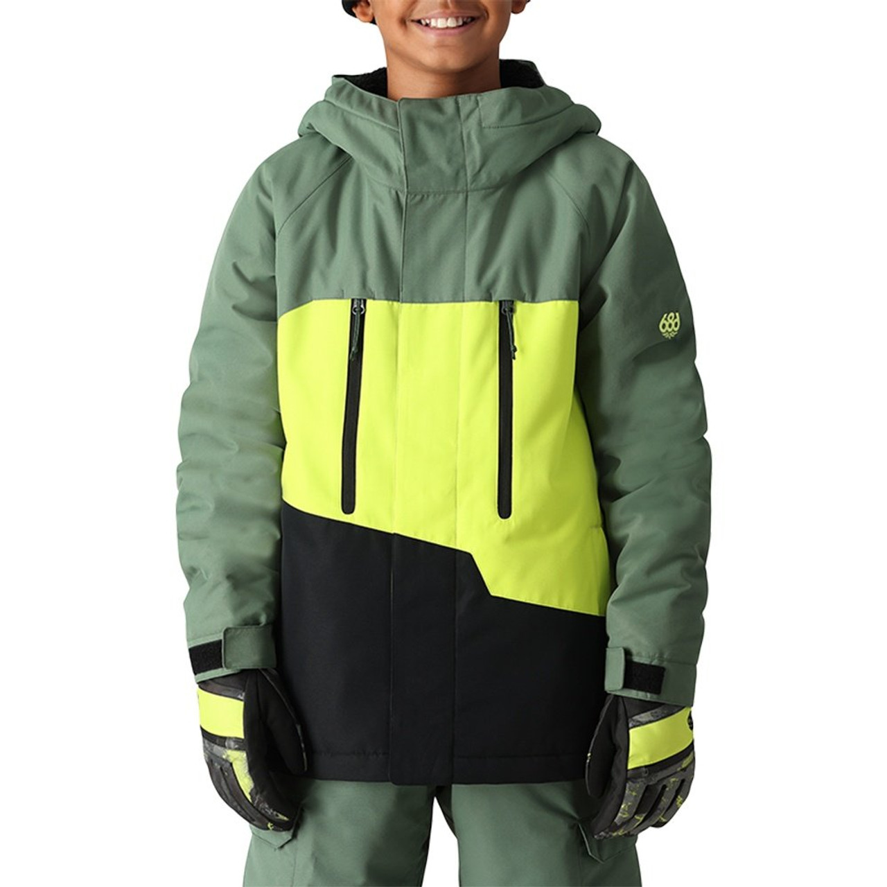 686 Geo Insulated Snowboard Jacket (Boys') - Peter Glenn Ski