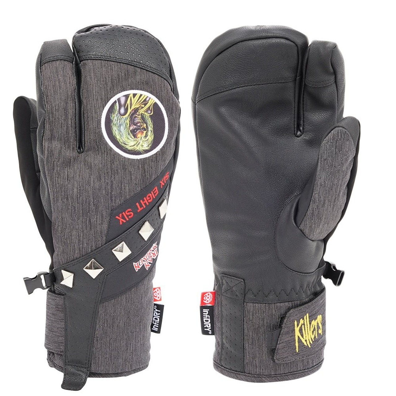 686 ○23-24 HAWKEYE TRIGGER MITTEN カラー:WHITE DAZED M