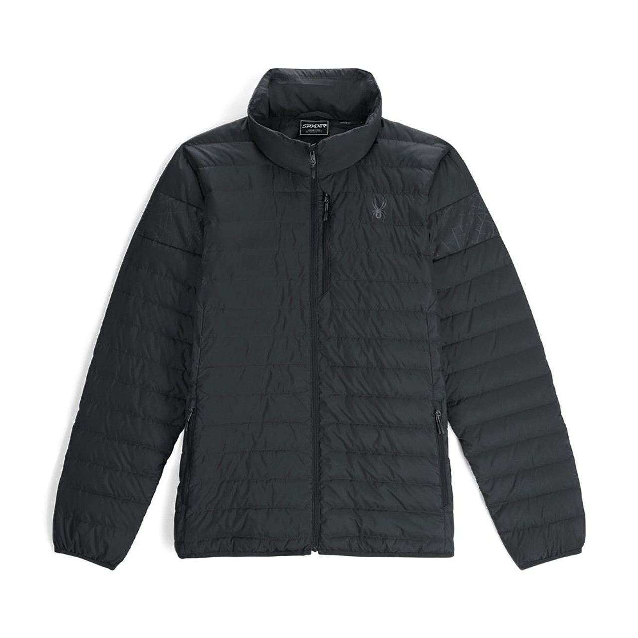 【SPYDER】 Men Lightweight Anorak Jacket /追跡付 Signal Insulated Ski Anorak Jacket - Black - Mens | Spyder