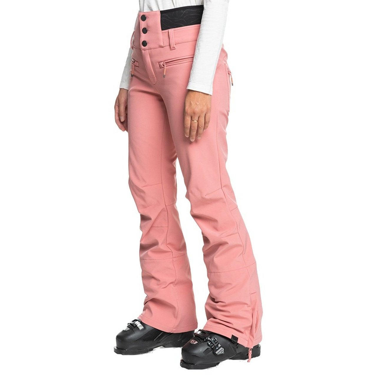 ROXY スノーボードパンツ ピンク Roxy Rising High Softshell Snowboard Pant (Women's)- 2023