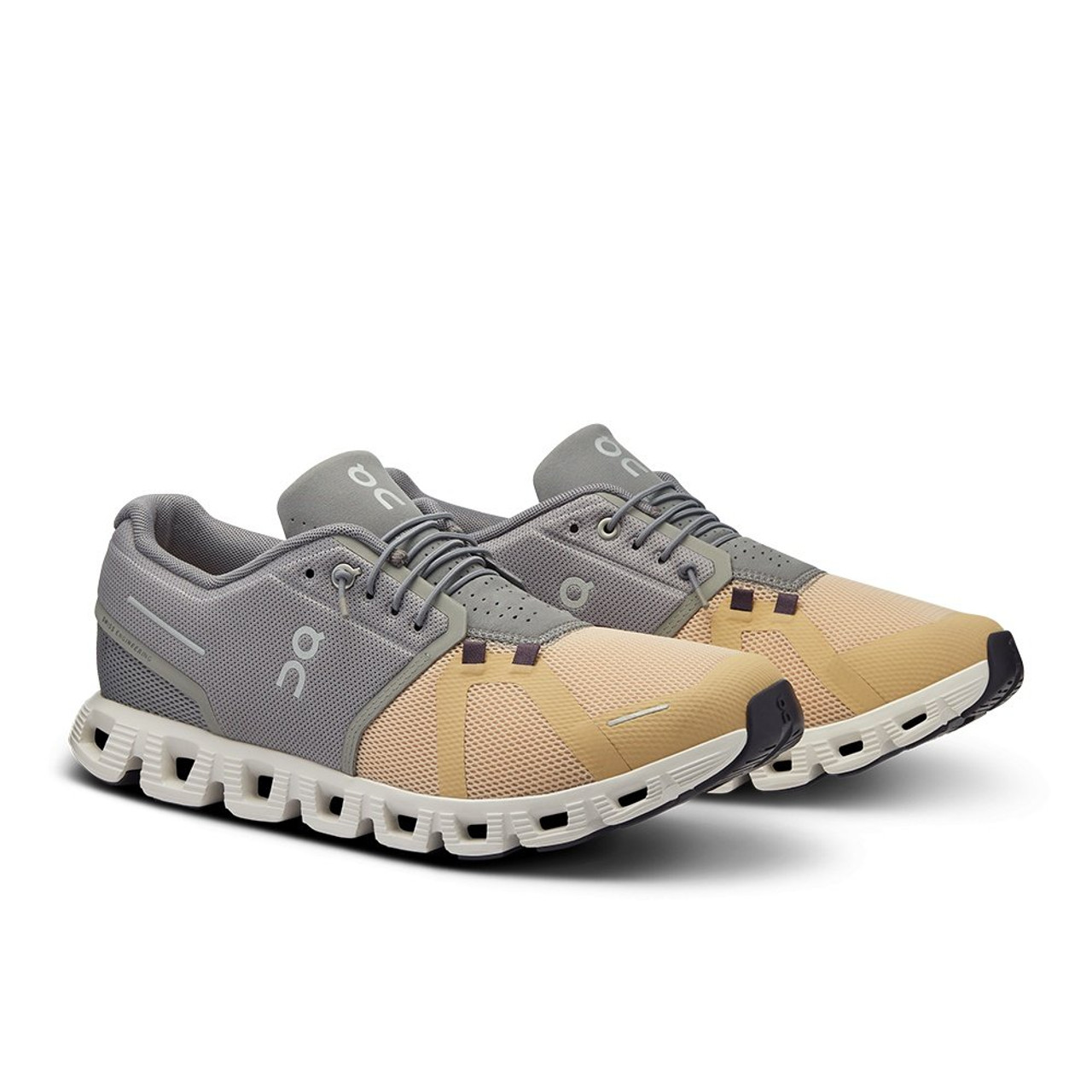 On Cloud 5 Running Shoe (Men's)-Fog/Savannah - Peter Glenn