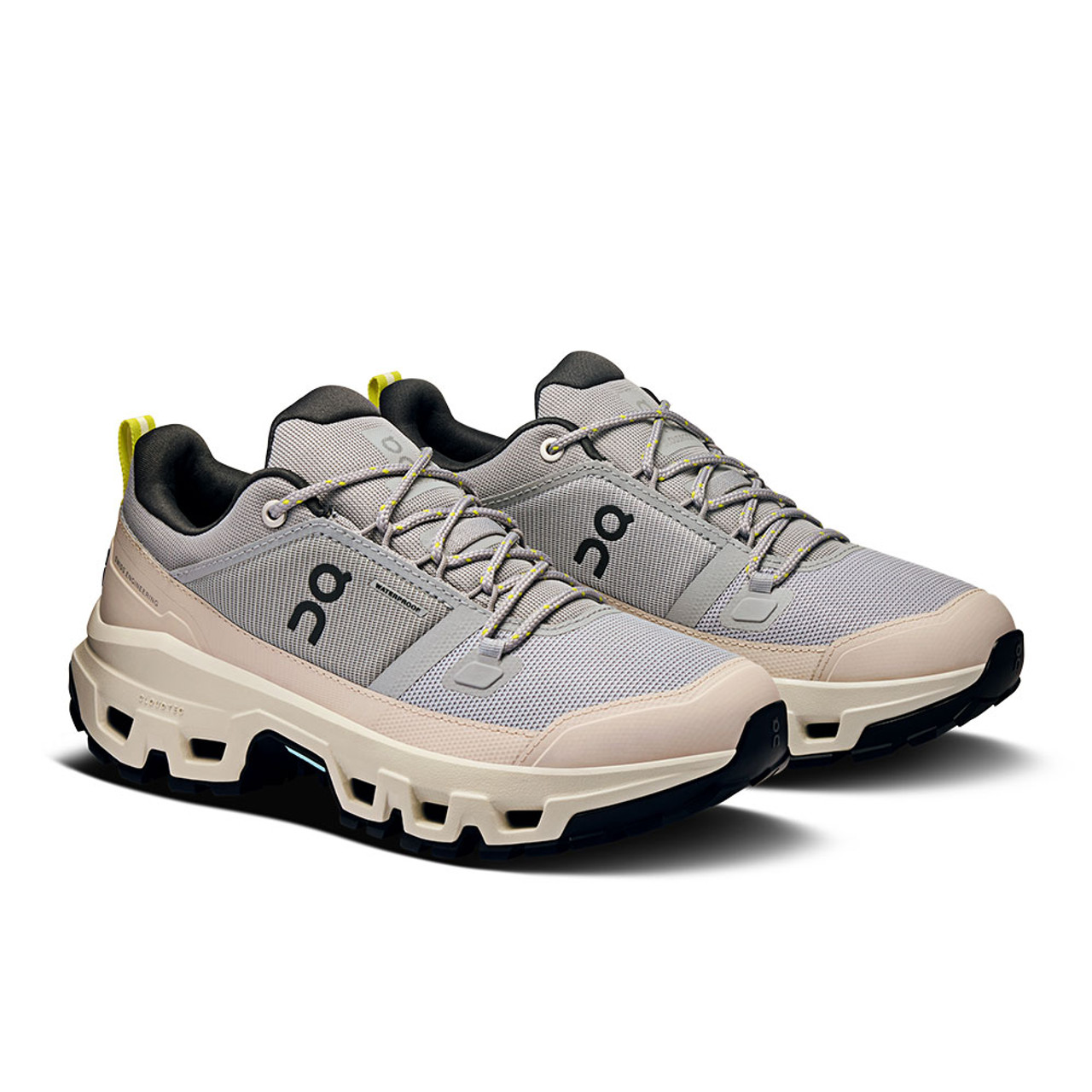 ロッキンオン On Cloudrock Waterproof Low Hiking Shoe (Women's) - Alloy/Ice