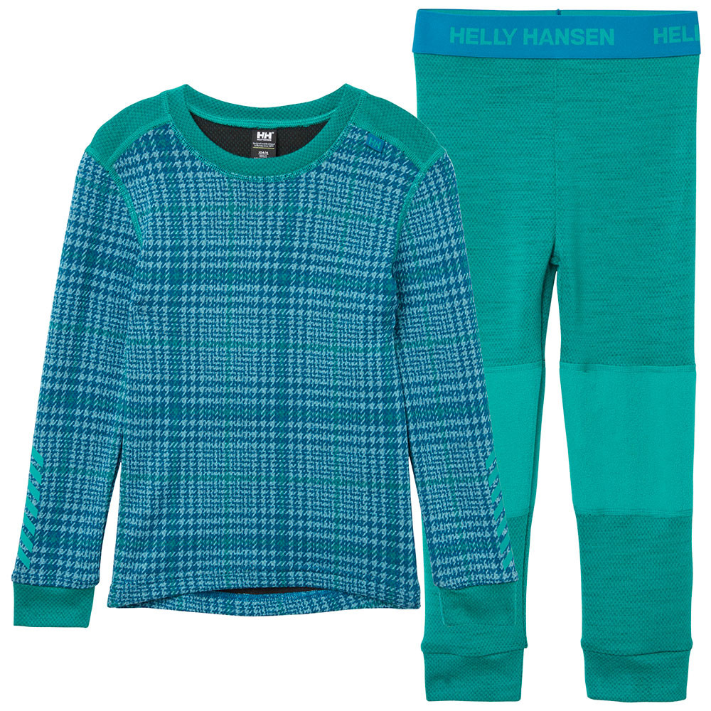 Helly Hansen Graphic LIFA Merino Baselayer Set (Little Kids