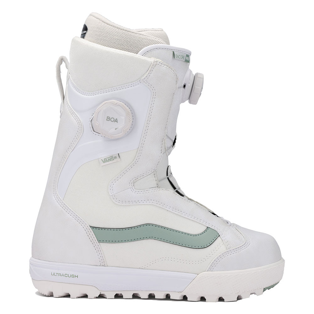 Vans BOA スノーボードブーツ ホワイト/グレー/ベージュ Vans Encore Pro BOA Snowboard Boot (Women's) - 2026 WINTER