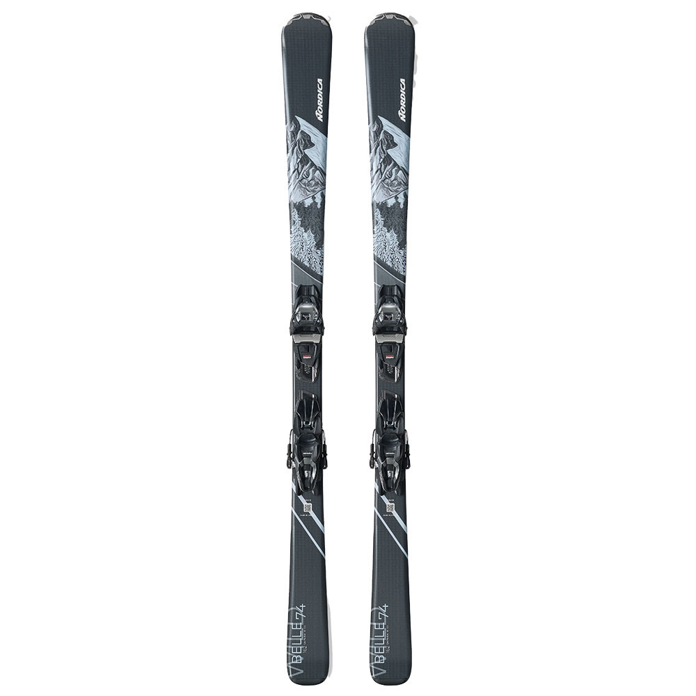 ノルディカBelle 73 144 ビンディングセット Nordica Wild Belle 74 Ski System with TP2 10 Ski Bindings (Women's
