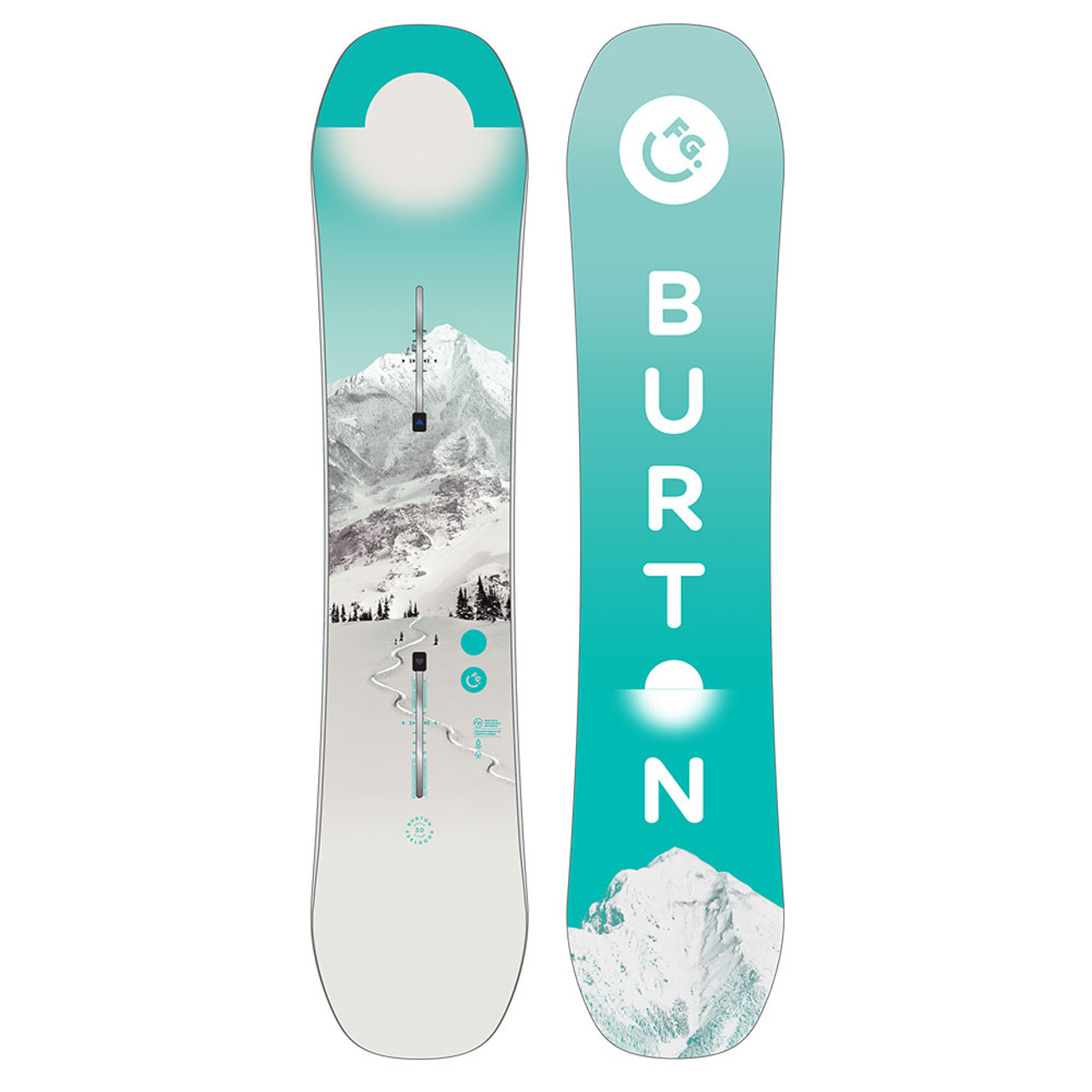 スノーボード Burton feelgood smalls fv 140 Burton Feelgood Smalls Camber Snowboard (Kids') - 2026