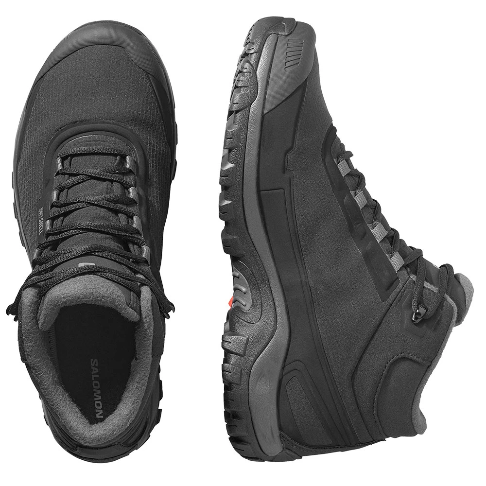 Salomon ClimaTherm SoftShell Black Waterproof Boots Shoes Men\'s 8 Salomon Shelter CS Waterproof Climatherm Hiking Boots US  main image 3