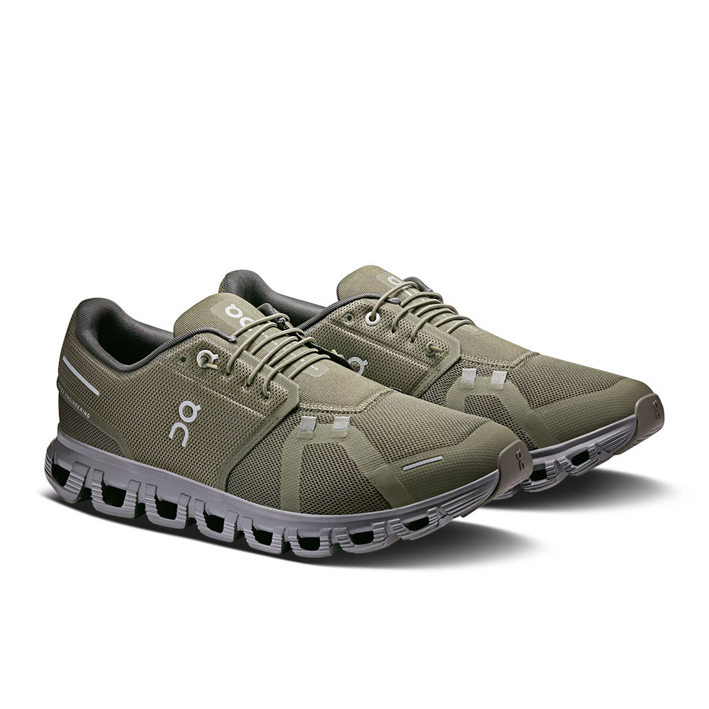 On Cloud 6 Running Shoe (Men's) - Olive/Eclipse